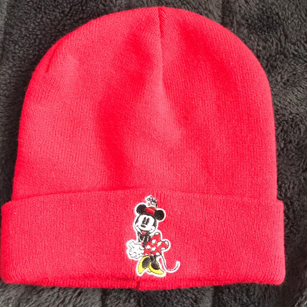 Red mini mouse beanie